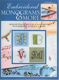 Embroidered Monograms & More  (Leisure Arts #1984)