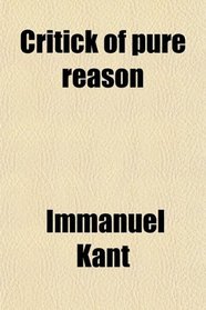 Critick of pure reason