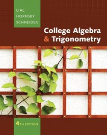 College Algebra and Trigonometry (4th Edition) (Mathxl Tutorials on CD)