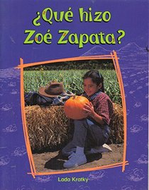 Que Hizo Zoe Zapata Small Book (Elefonetica Orange)