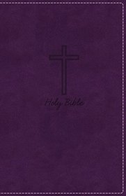 KJV, Deluxe Gift Bible, Leathersoft, Purple, Red Letter Edition, Comfort Print