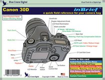 Canon 30D inBrief Laminated Reference Card