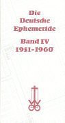 Deutsche Ephemeride von 1951 - 1960.