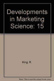 Developments in Marketing Science