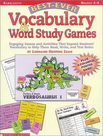 Best-Ever Vocabulary  Word Study Games (Grades 4-8)