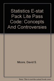 Statistics: Concepts and Controversies E-STAT Pack Lite