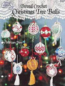 Thread Crochet Christmas Tree Balls