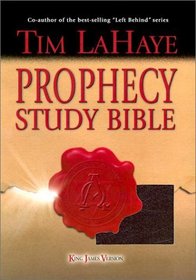 Prophecy Study Bible: King James Version Genuine Burgundy