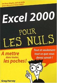 Excel 2000 pour les nuls