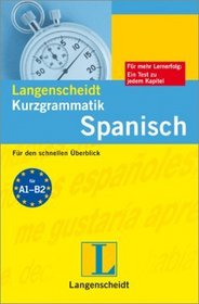 Langenscheidts Kurzgrammatik Spanisch