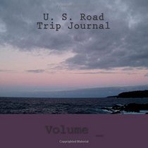 U. S. Road Trip Journal: Cloud Cover (S M Road Trip Journal)