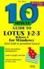 10 Minute Guide to Lotus 1-2-3 Release 4 for Windows