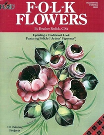 Plaid FOLK FLOWERS Decorative Painting book