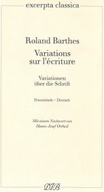 Variations sur l'criture