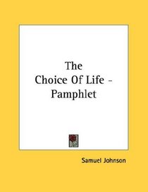 The Choice Of Life - Pamphlet