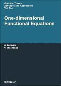 One-dimensional Functional Equations (Operator Theory: Advances and Applications)