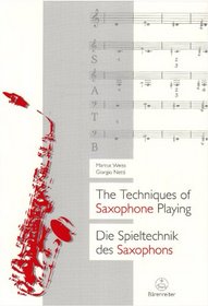 Techniques of Saxophone Playing (English and German Edition)