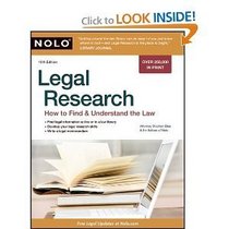 Legal Research: How to Find and Understand the Law (Legal Research)