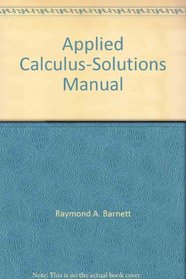 Applied Calculus-Solutions Manual