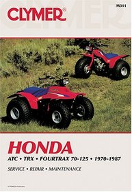 Honda Atc Trx Fourtrax 70-125 1970-1987: Service, Repair, Maintenance (Clymer All-Terrain Vehicles) (Clymer All-Terrain Vehicles)