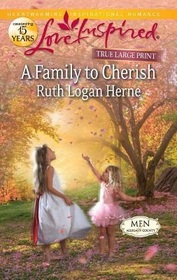 A Family to Cherish (Men of Allegheny County, Bk 5) (Love Inspired, No 719) (True Large Print)