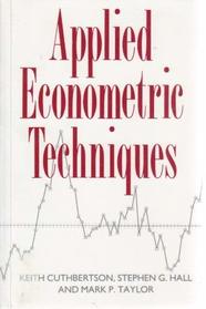 Applied Econometric Techniques
