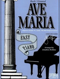 Ave Maria For Easy Piano / Bach - Gounod Edition