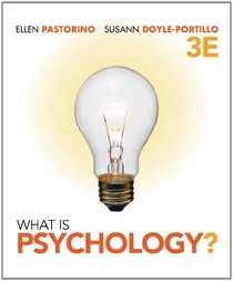 Bundle: What is Psychology?, 3rd + Study Guide