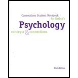 Psychology: Concepts And Connections Student Notebook