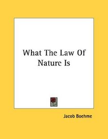 What The Law Of Nature Is