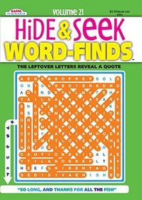 Hide & Seek Word Finds Volume 21