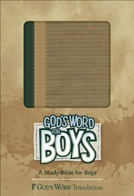 GOD'S WORD for Boys Hunter Green/Khaki Duravella
