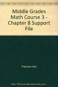 Middle Grades Math Course 3 - Chapter 8 Support File