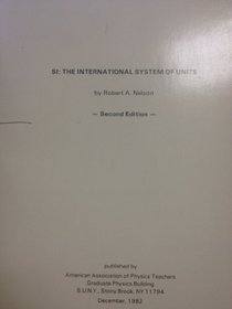 SI : The International System of Units