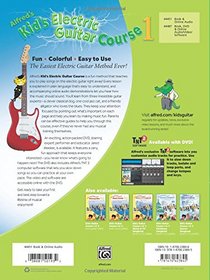 Alfred's Kid's Electric Guitar Course 1: The Easiest Electric Guitar Method Ever! (Book & Online Audio) (Kid's Guitar Course)
