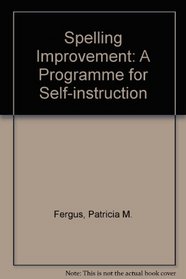 Spelling Improvement: A Programme for Self-instruction