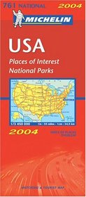 Michelin USA Places of Interest National Parks 2004 (Michlein Maps)