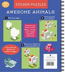 Sticker Puzzles: Awesome Animals
