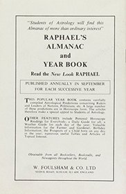 Raphael's Astronomical Ephemeris 1924: With Tables of Houses for London, Liverpool and New York