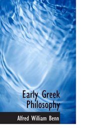 Early Greek Philosophy