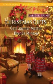 Christmas Gifts: Small Town Christmas / Her Christmas Cowboy (Cooper Creek, Bk 1) (Love Inspired, No 669) (Larger Print)