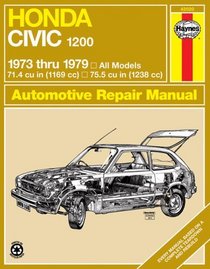 Haynes Honda Civic 1200, 1300 Manual No. 160: 1973-1979 (Haynes Manuals)