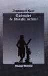 Opusculos de la filosofia natural (Spanish Edition)