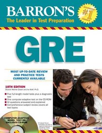 Barron's GRE with CD-ROM