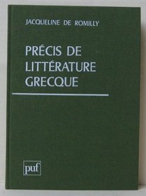 Precis de litterature grecque (French Edition)