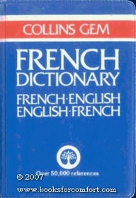 Collins Gem French Dictionary 1984