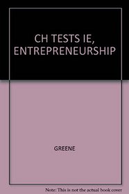 CH TESTS IE, ENTREPRENEURSHIP --2003 publication.