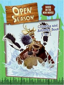 Open Season: Coloring and Activity Book 3-in-1 (Open Season)