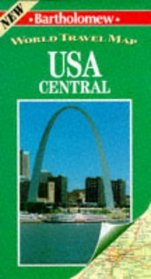 USA Central: World Travel Maps (Bartholomew World Travel Series Maps)
