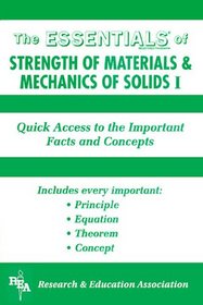 The Essentials of Strength of Materials and Mechanics of Solids I (Essentials)
